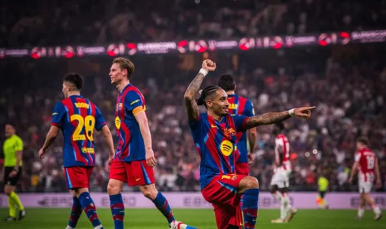 Lolos ke Final Piala Super Spanyol Kalahkan Athletic Bilbao
