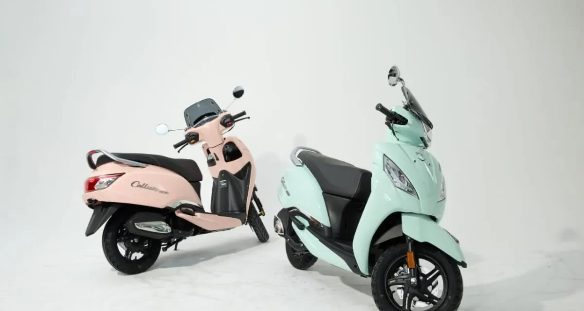 TVS Callisto 125 Perkenalkan Dua Warna Baru Lebih Stylish