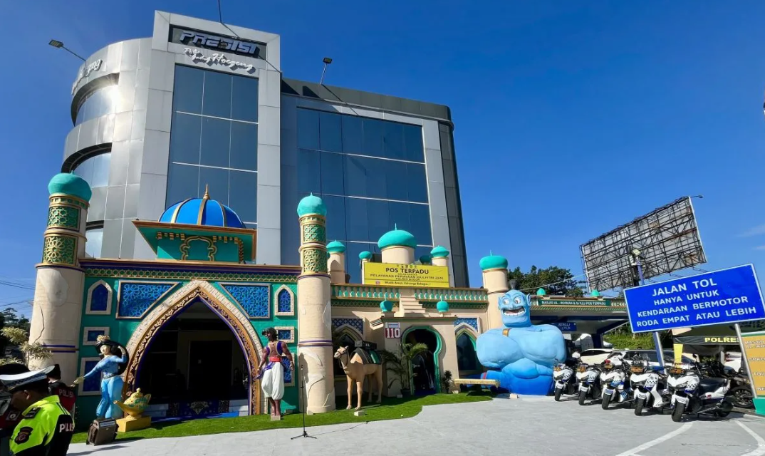 Pos Terpadu Simpang Gadog Layani Pemudik di Jalur Puncak