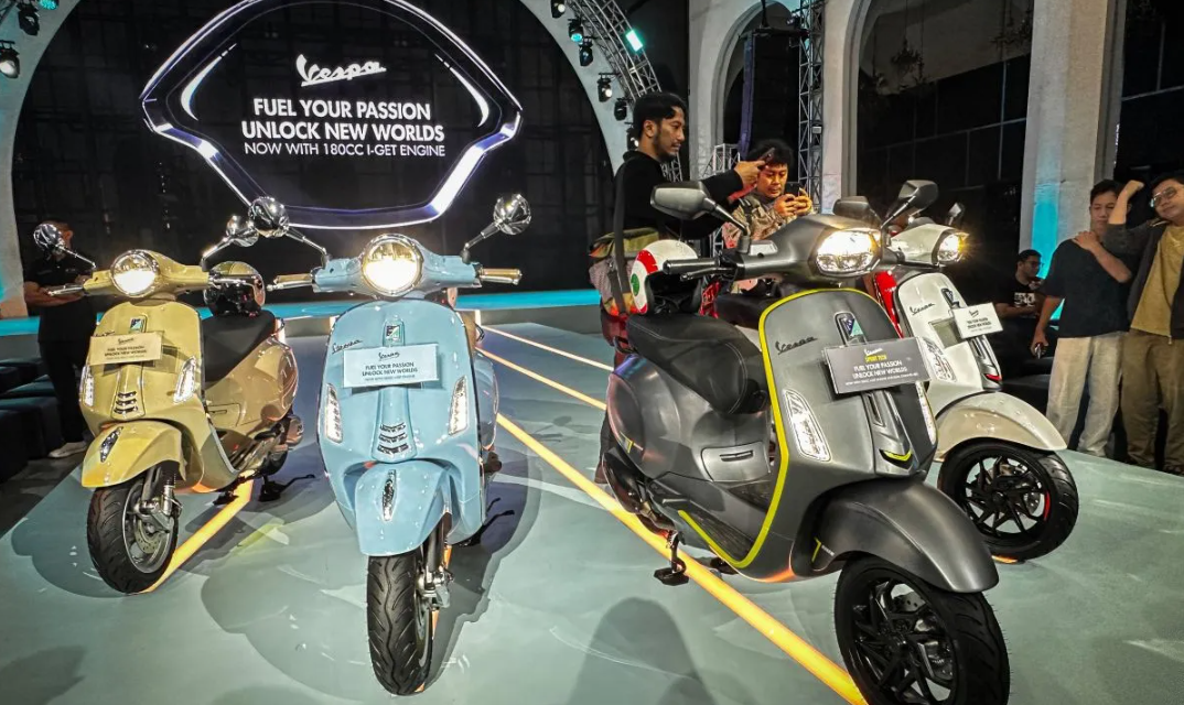 Vespa Primavera Sprint Terbaru Meluncur Indonesia Mesin 180 cc