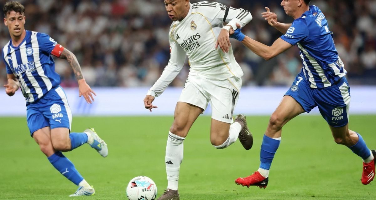 Real Madrid Kalahkan Alaves 2-1 Lewat Gol Jarak Jauh Mbappe