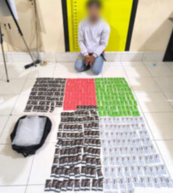 Polda Gagalkan Peredaran 420 Cartridge Etomidate Pekanbaru