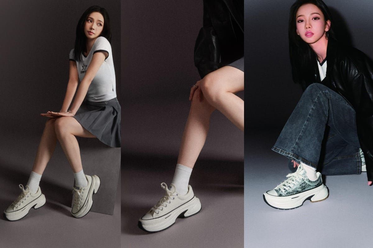 Karina aespa dan Converse Run Star Crush